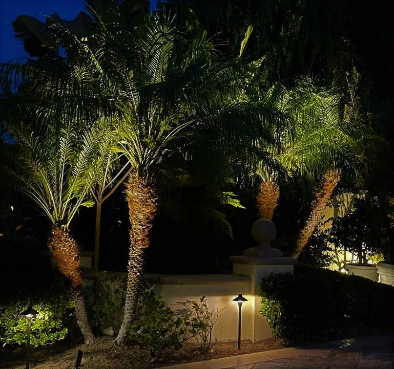 COMBO KIT III - Solid Cast Brass Outdoor Landscape Pathway & Spot Lighting