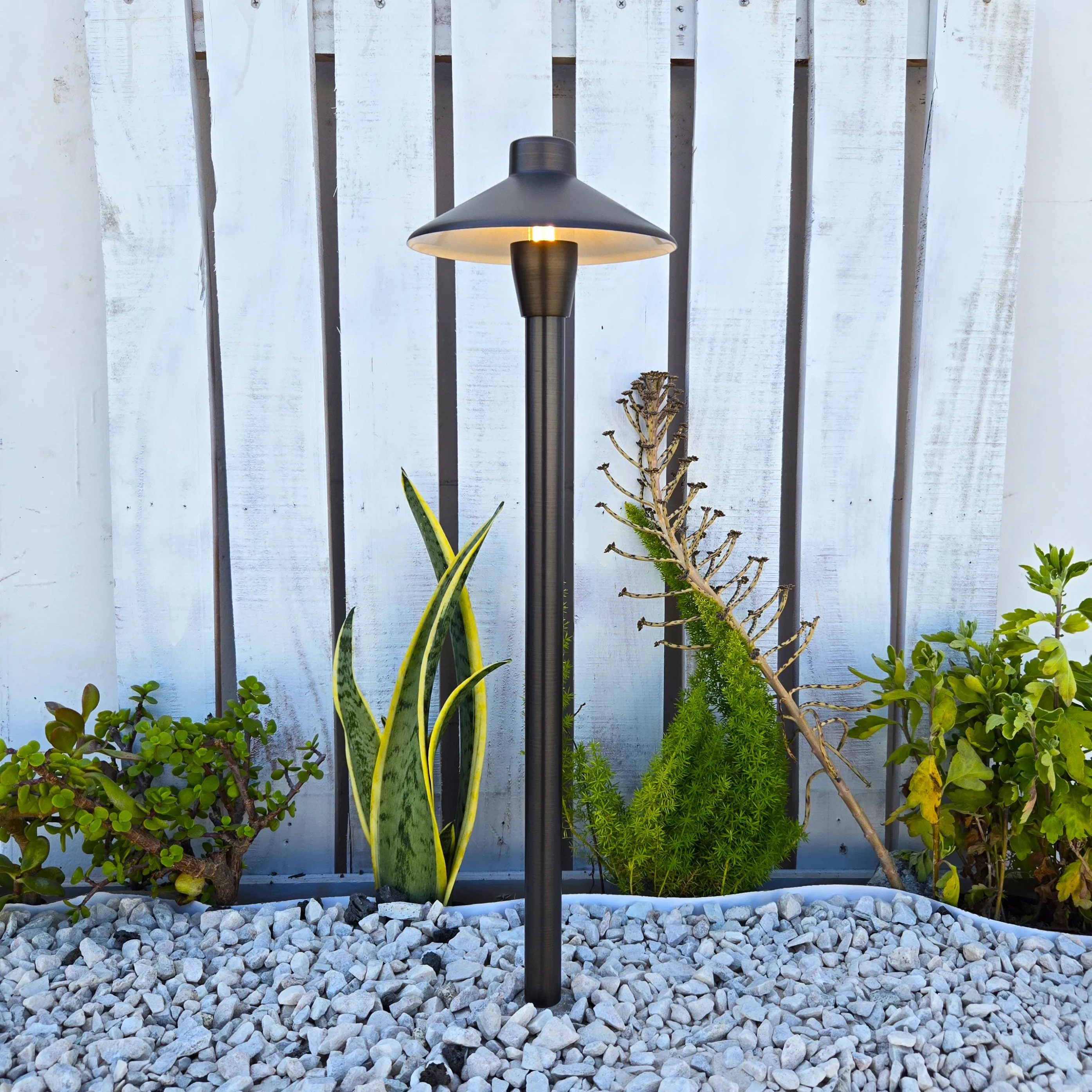 COMBO KIT III - Solid Cast Brass Outdoor Landscape Pathway & Spot Lighting