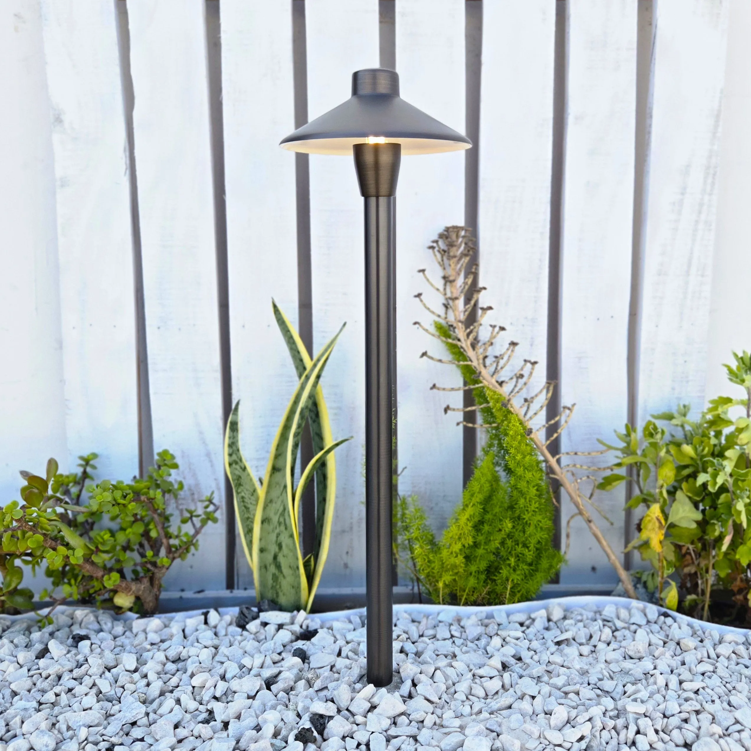 COMBO KIT III - Solid Cast Brass Outdoor Landscape Pathway & Spot Lighting