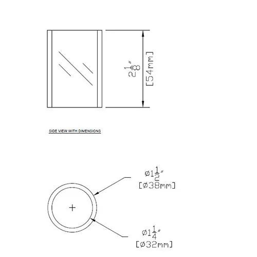 CopperMoon CM.6014 / CM.710 - Glass (Frosted) - Replacement Glass for CM.6014 / CM.710 Copper Path Lights. (Min Quantity 3)