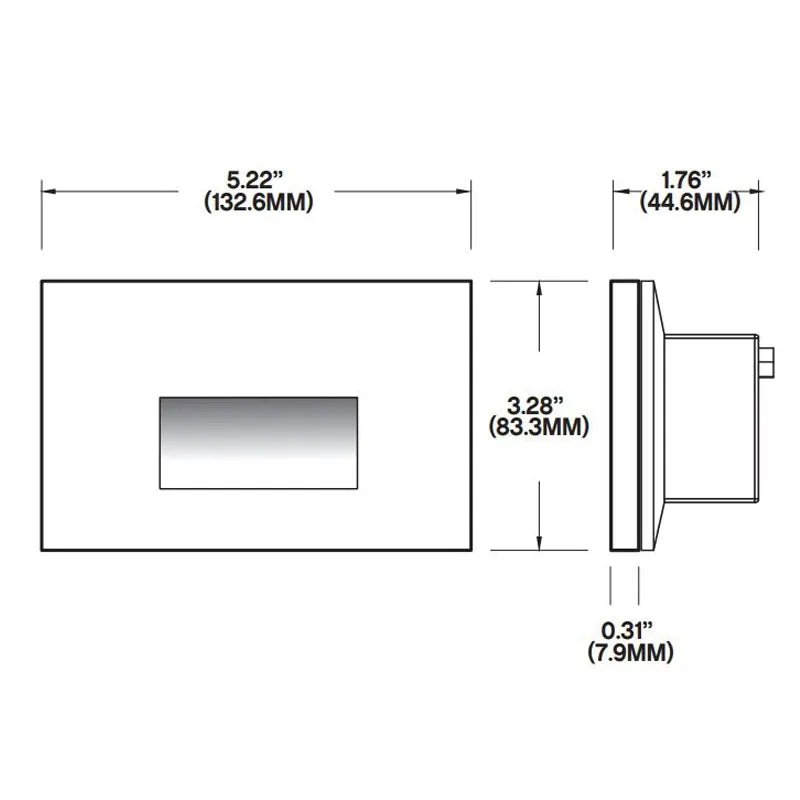 Core ST450 Horizontal LED Steplight, 120V