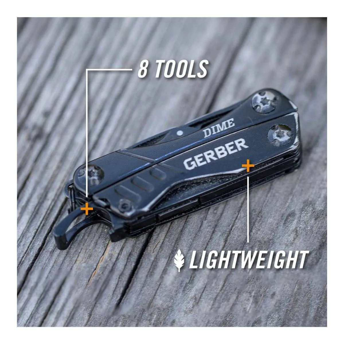 Crucial Pocket Multi-Tool & Dime Mini-Pocket Tool Combo - Black