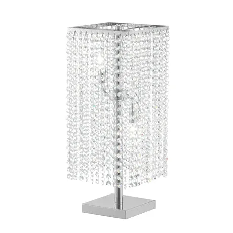 Crystal Strands Table Lamp  // 2 Light