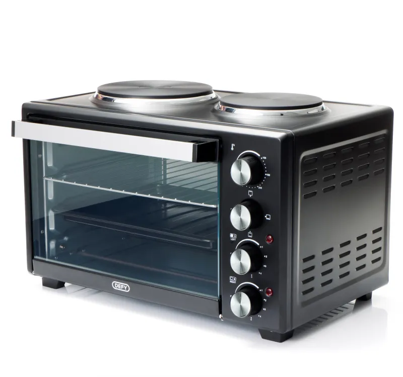 Defy MOH 2330 BL Black 2 Plate Mini Oven