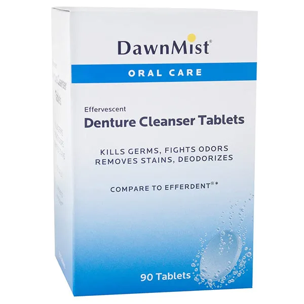 Denture Cleaner Tablets Antibacterial with Baking Soda 90/Box