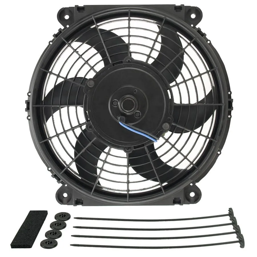 Derale 10" Tornado Electric Fan - 650 CFM, 2700 RPM, 5.3 Amp Draw