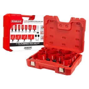 Diablo | 17 pc Bi-Metal Hole Saw Set for Plumbers