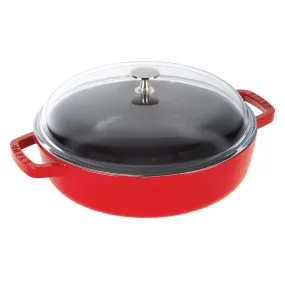 [DISCONTINUED] Staub Cast Iron 4-Quart Universal Deluxe Pan - Cherry