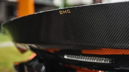 DMC McLaren 720s Rear Wing Trunk Lip Spoiler   Base Deck Lid P1 Style fits the OEM Coupe & Spider in Forged Carbon Fiber