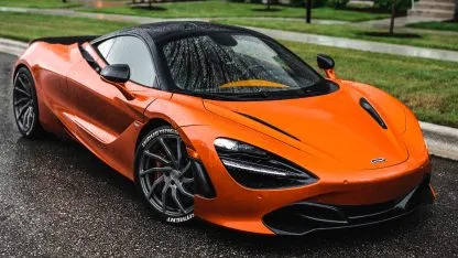 DMC McLaren 720s Rear Wing Trunk Lip Spoiler   Base Deck Lid P1 Style fits the OEM Coupe & Spider in Forged Carbon Fiber