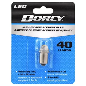 Dorcy LED Flashlight Bulb 6 V Flanged Base