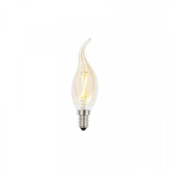 E14 Filament LED Bent Tip Candle Lightbulb 20w