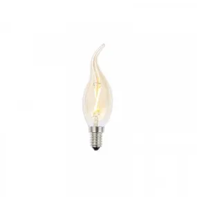 E14 Filament LED Bent Tip Candle Lightbulb 20w