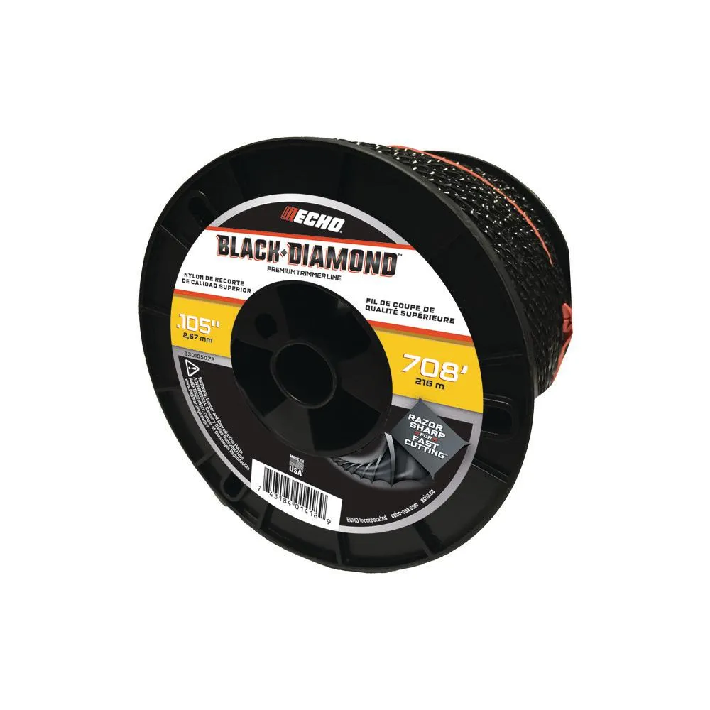 ECHO .105 Black Diamond Trimmer Line 3lb Roll