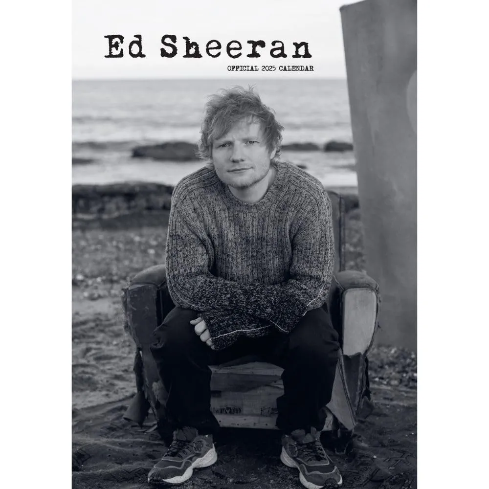 Ed Sheeran A3 Calendar 2025 - Official Licensed Merchandise