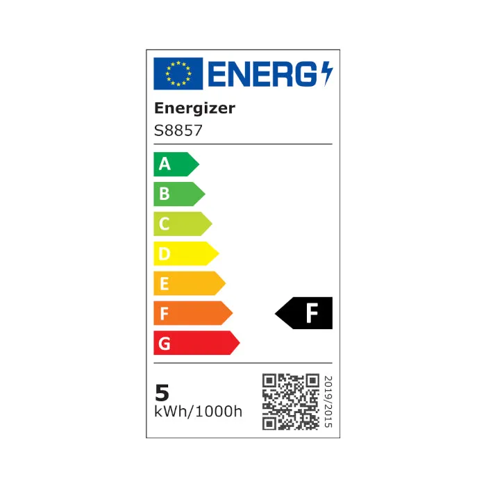 Energizer 4.9W B22 Standard GLS LED Bulb - 470lm - 2700K