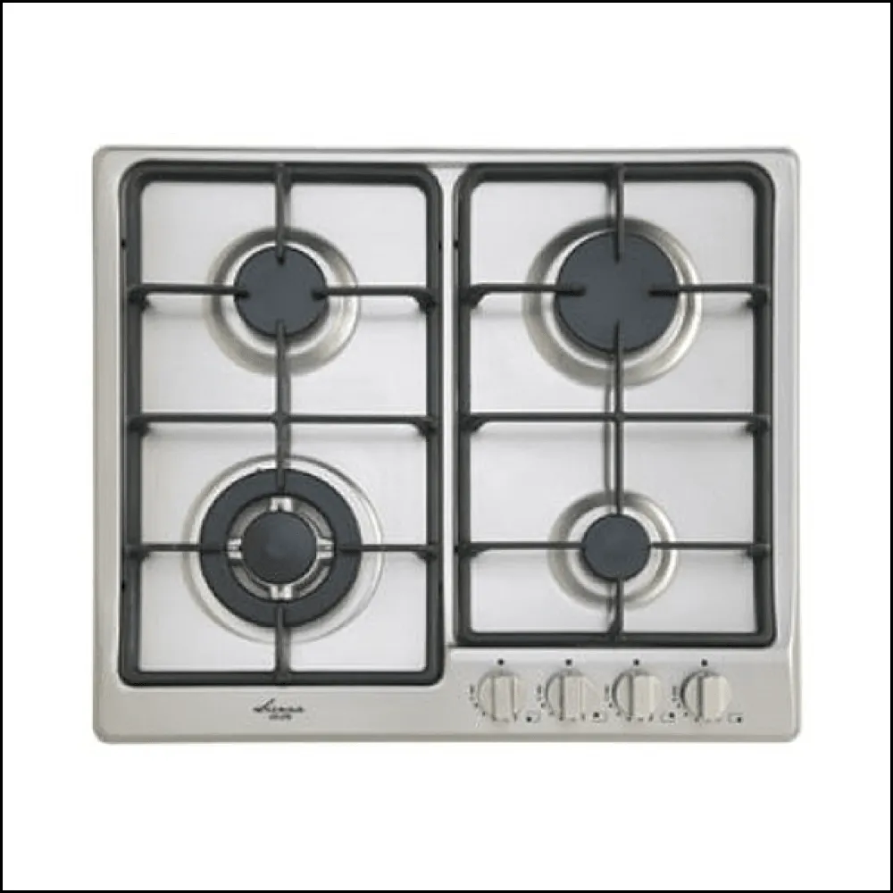 Euro Appliances Premium Series EGZ60WCTSXS 60cm Italian Made Gas Cooktop