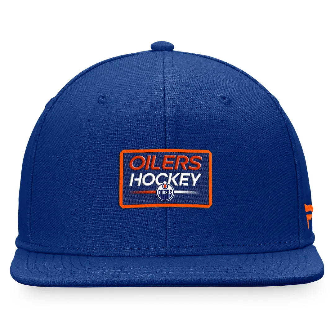 Fanatics Men's NHL Edmonton Oilers 2023 AP FB Snapback Cap