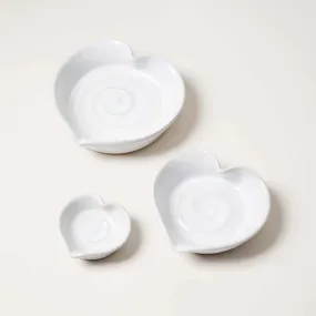 Farmhouse Pottery Heart Dish Set