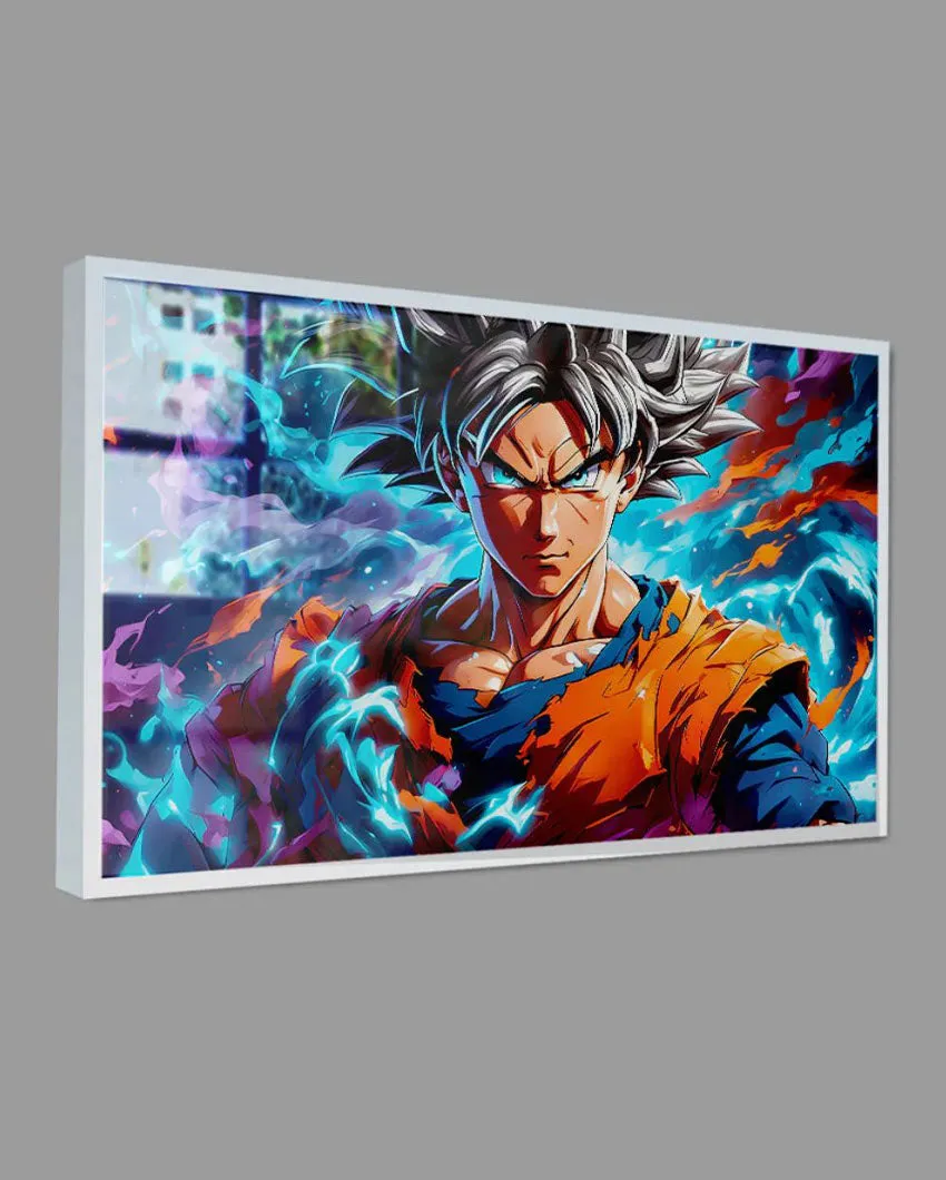 Fire Goku Dragon Ball Z Canvas Wall Painting