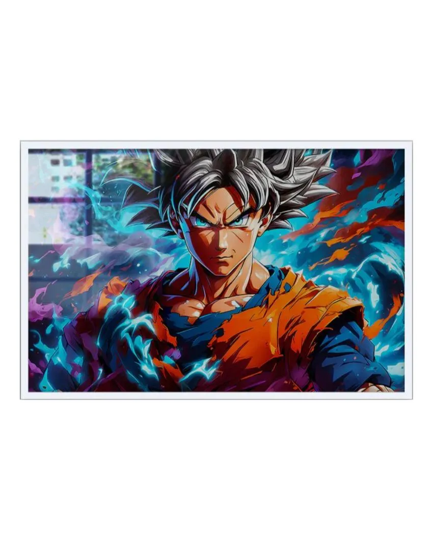 Fire Goku Dragon Ball Z Canvas Wall Painting