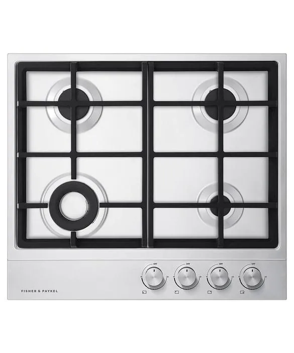 Fisher Paykel - 23.625 inch wide Gas Cooktop in Stainless - CG244DLPX1 N