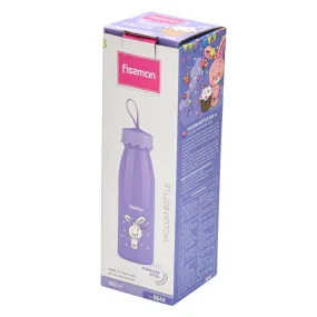 Fissman Double Wall Vacuum Thermos Bottle Purple/White 450ml