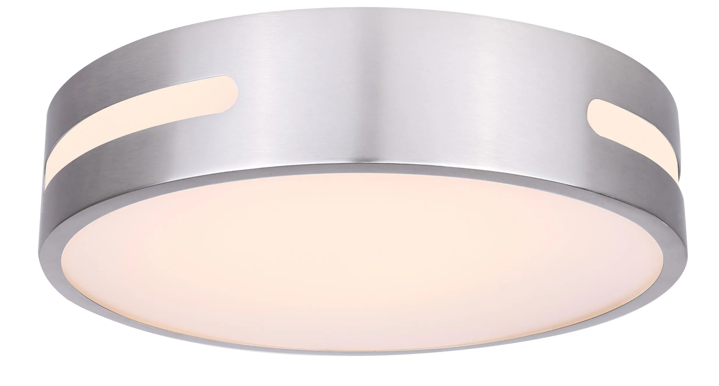 Flush Mount - Canarm NIVEN Brushed Nickel or Matte Black LED Flushed Light, CL-19-13