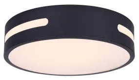 Flush Mount - Canarm NIVEN Brushed Nickel or Matte Black LED Flushed Light, CL-19-13