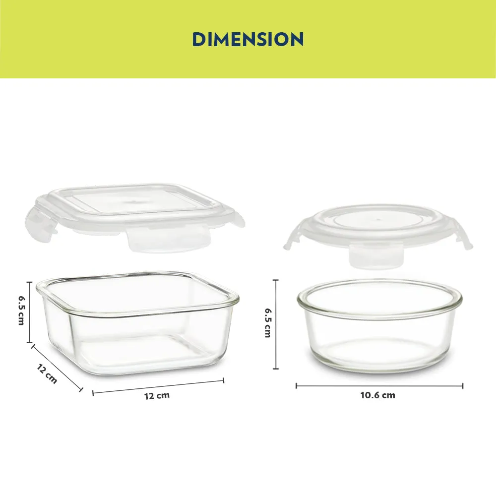 Foodluck Olive Universal Glass Lunch Box