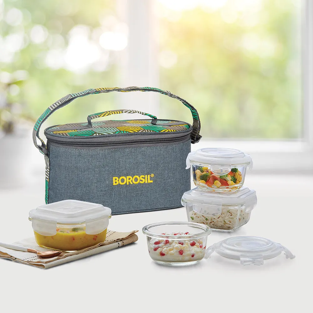 Foodluck Olive Universal Glass Lunch Box