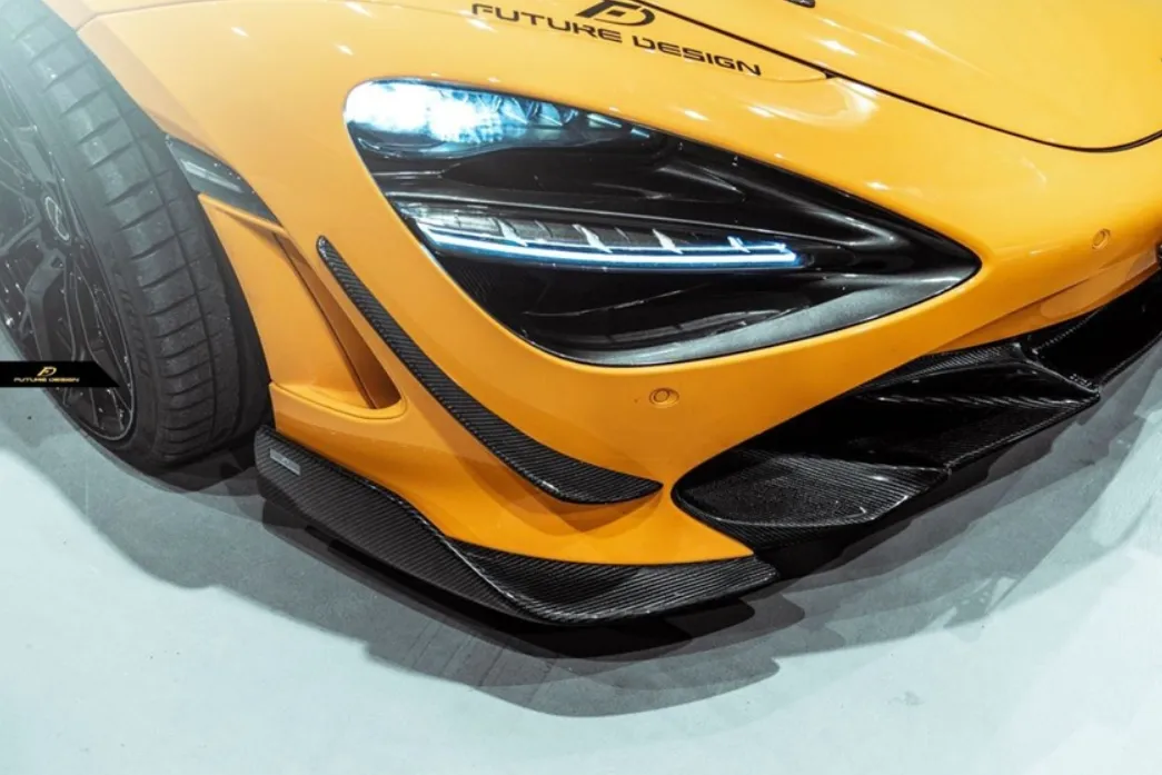 Future Design Carbon Fiber Front Lip Splitter for McLaren 720S