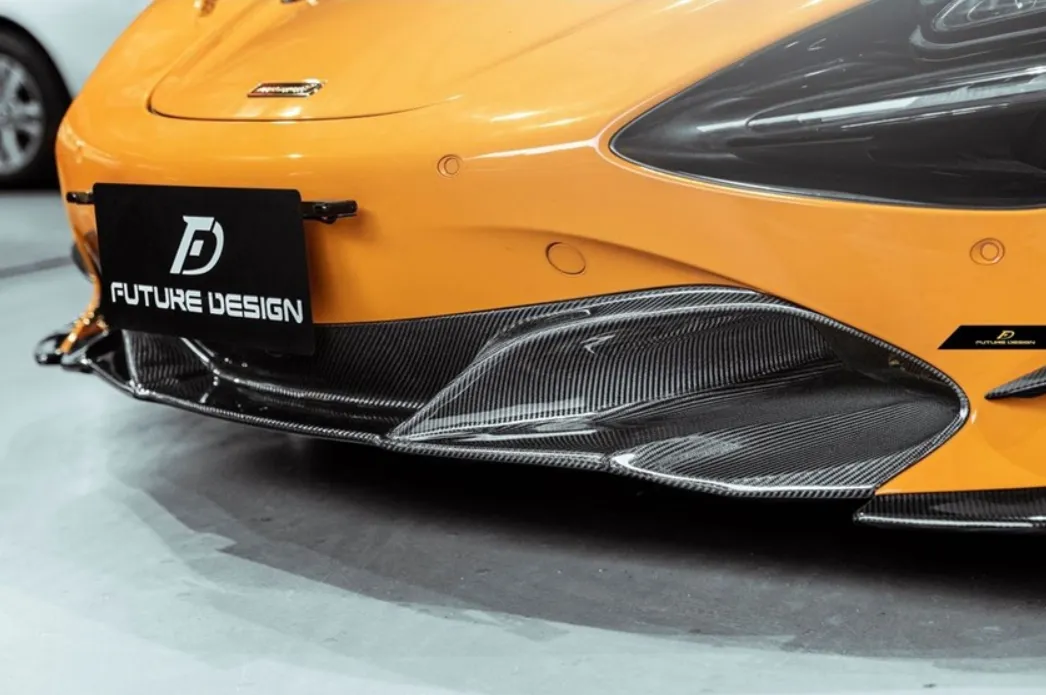 Future Design Carbon Fiber Front Lip Splitter for McLaren 720S