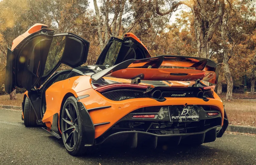 Future Design Carbon Fiber Rear Diffuser for McLaren 720S