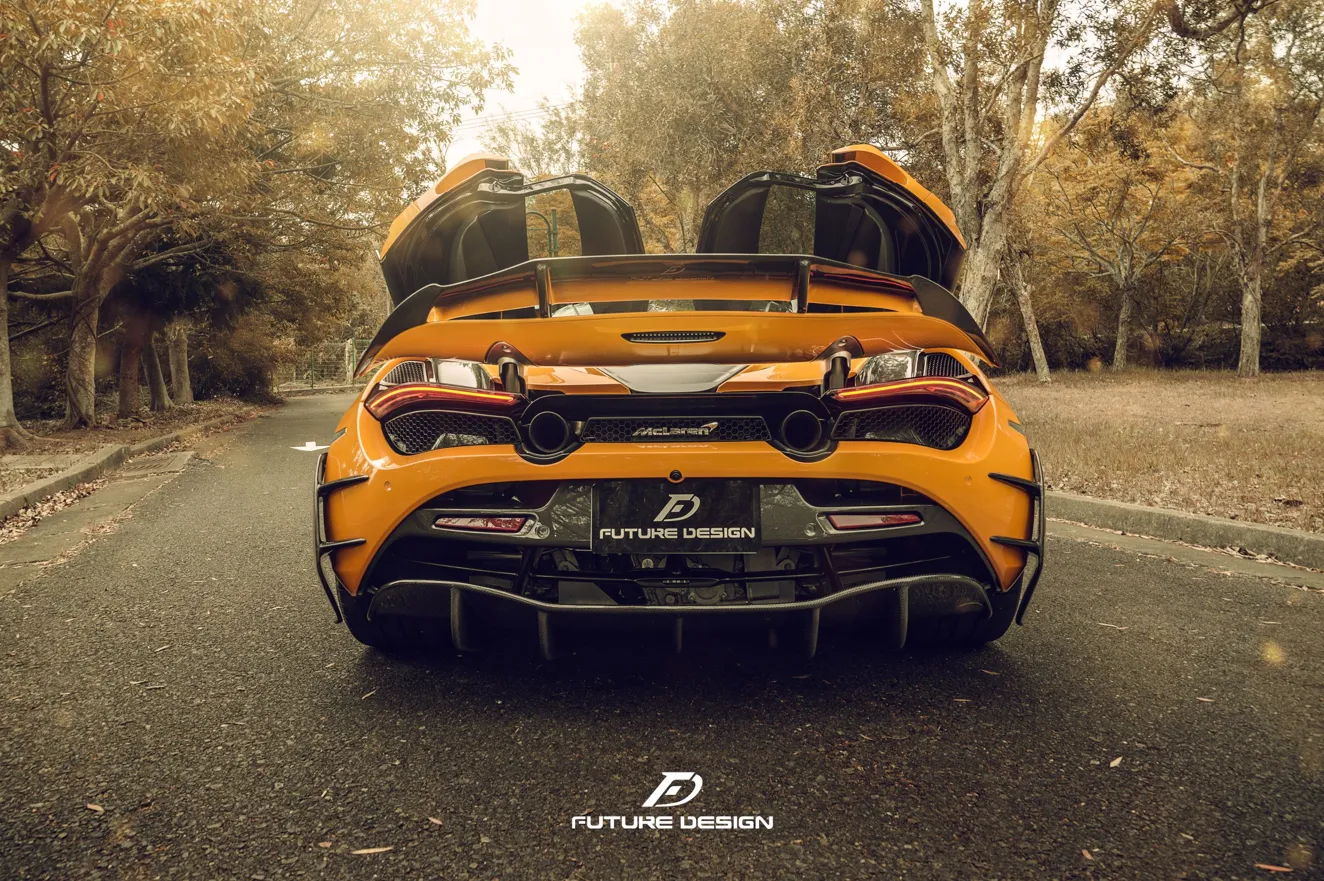 Future Design Carbon Fiber Rear Diffuser for McLaren 720S