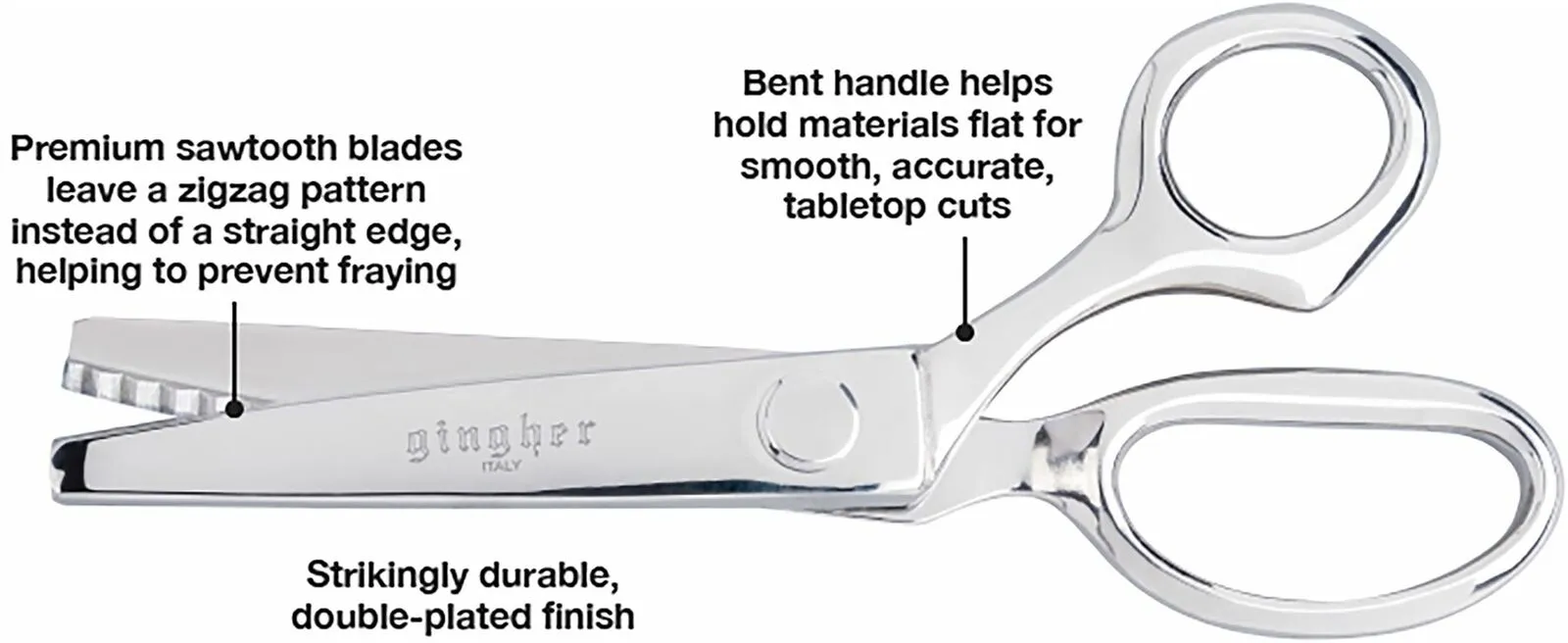 Gingher 7-1/2 Inch Pinking Shears