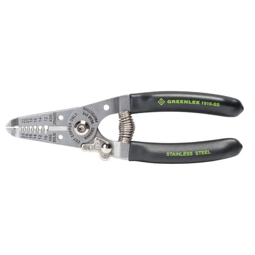 Greenlee 1916-SS Stainless Steel 6" Wire Stripper/Cutter 10-20 AWG