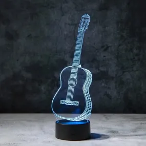 Guitar 3D Illusion Lamp