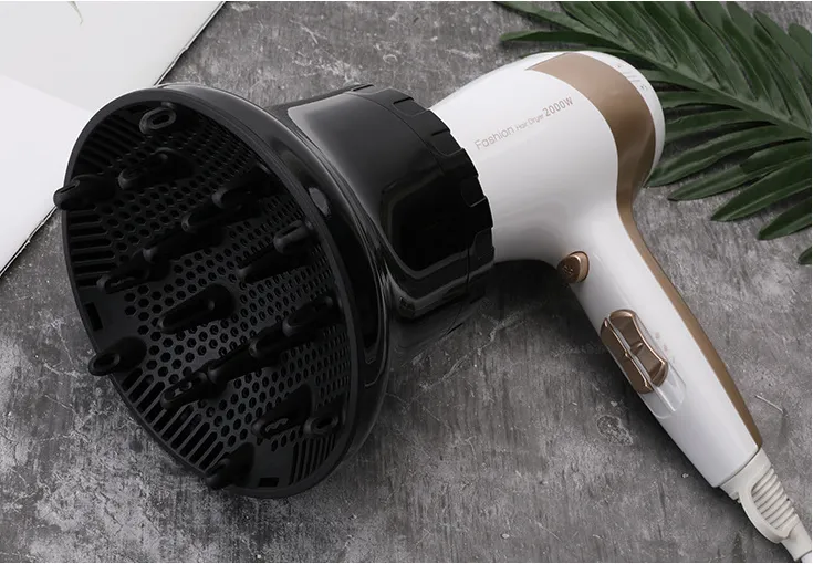 Hair dryer with wind hood