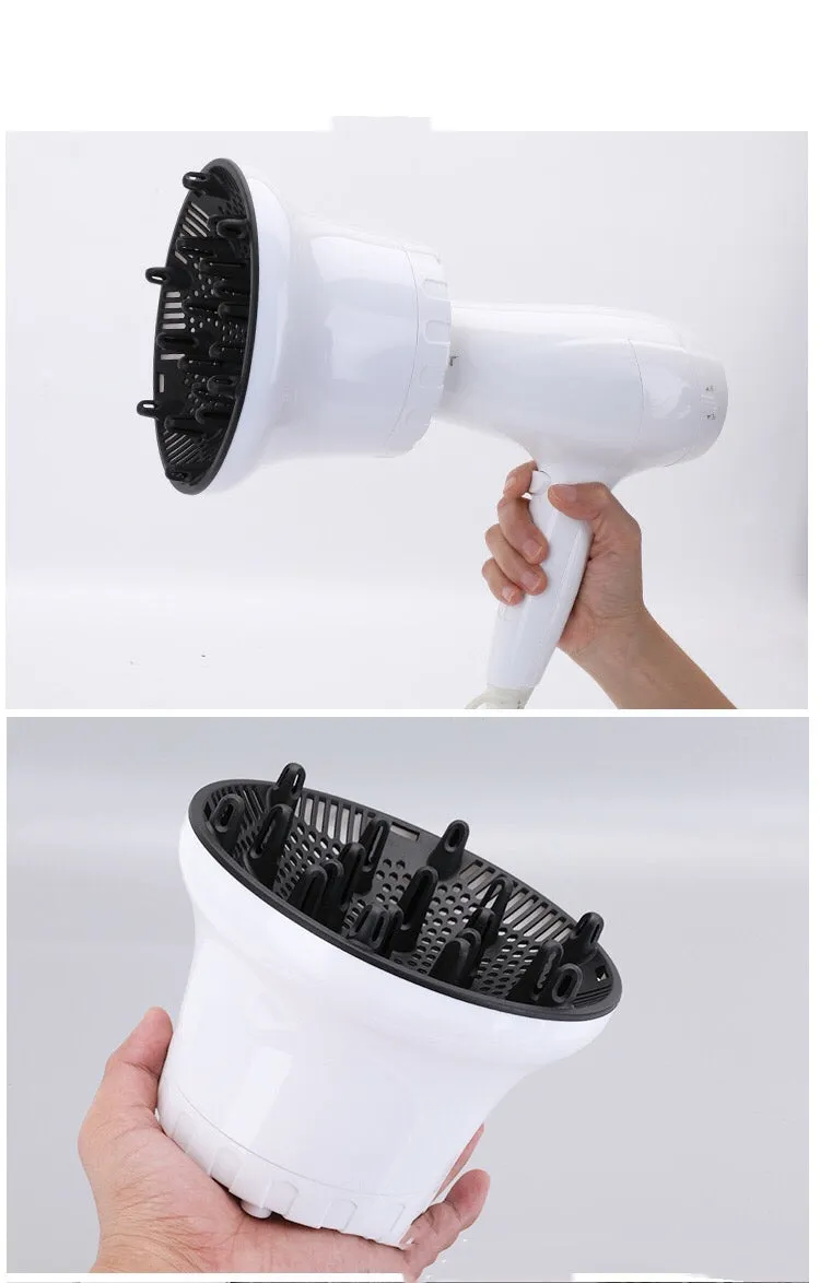 Hair dryer with wind hood