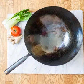 Hand Hammered Carbon Steel Pow Wok