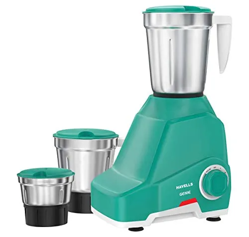 Havells Genie 500-Watt Juicer Mixer Grinder (Green)