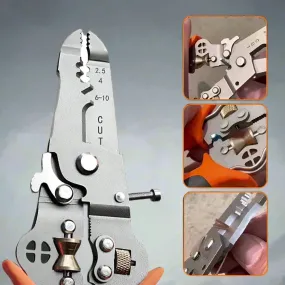 Heavy-Duty 10in1 Wire Cutter Stripping Pliers