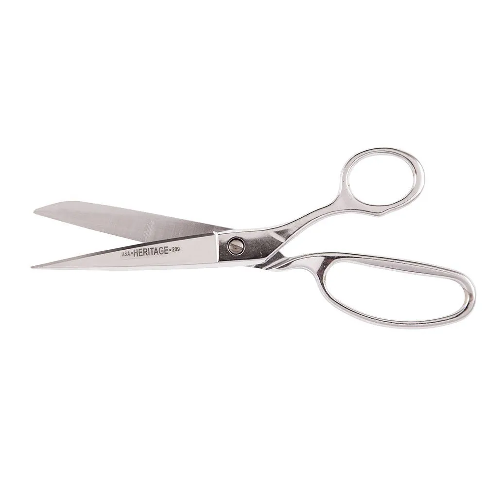 Heritage Cutlery 209B 9'' Bent Trimmer / Blunt tips