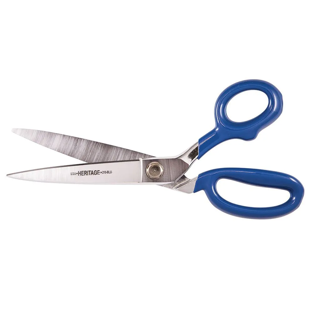 Heritage Cutlery 210-BLU 10'' Bent Trimmer w/ Blue Coating