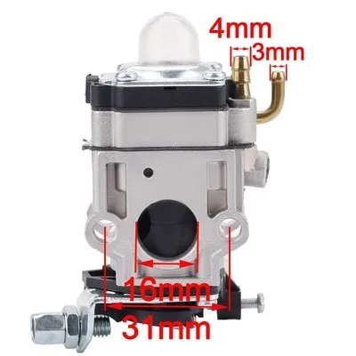 Hipa 300486 Carburetor Kit for Earthquake E43 E43CE Auger MC43 MC43CE MC43E MD43 Tiller Cultivator WE43 WE43E Edger # A200774 A201112