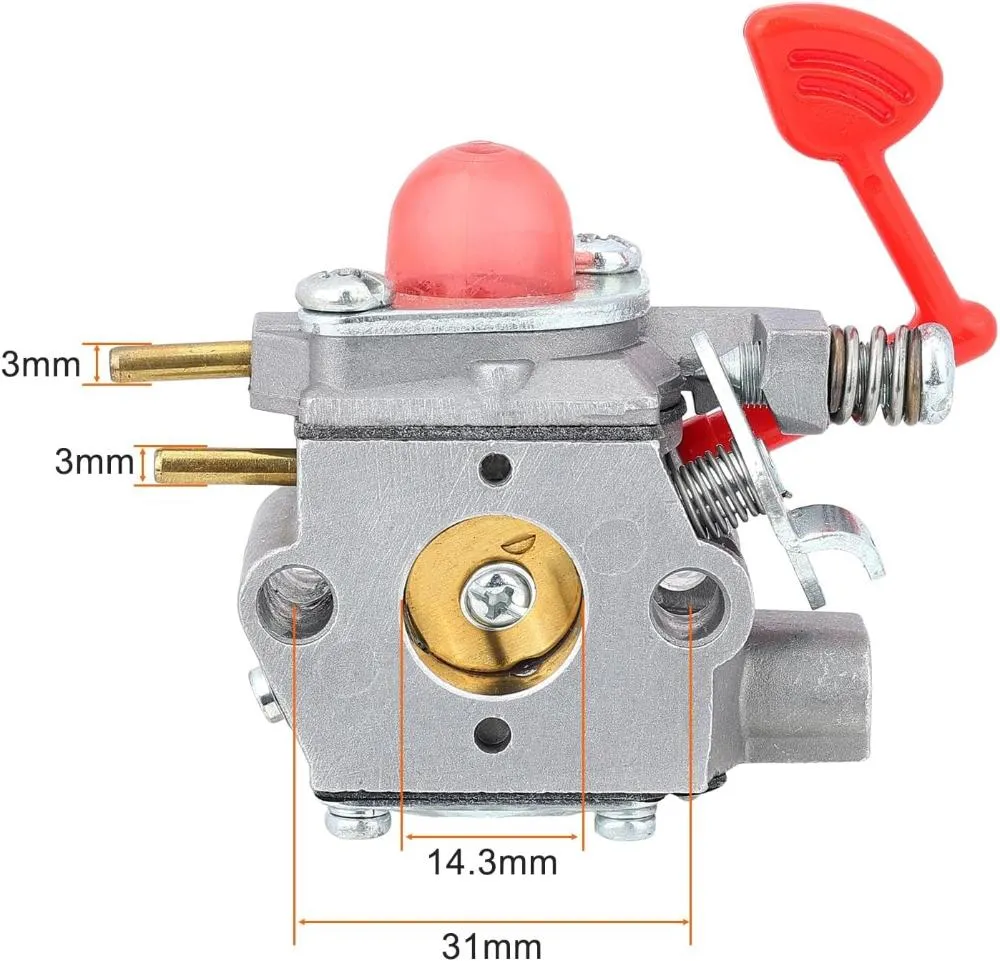 Hipa 545081855 WT-875 Carburetor for WT-875A Poulan Pro Craftman BVM200C P200C GBV325 P325 PP320 XLB MAC GBV325 MC200VS 25CC Blower