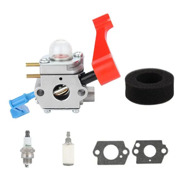 Hipa Carburetor Kit For Poulan FL1500 FL1500LE 25cc Weed Eater Featherlite Gas Leaf Blower Trimmer Replaces 530071629