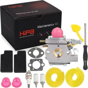 Hipa Carburetor Repair Kit for Poulan BVM200VS 25cc PPB430VS VS2000BV Leaf Blower Replaces WT-847