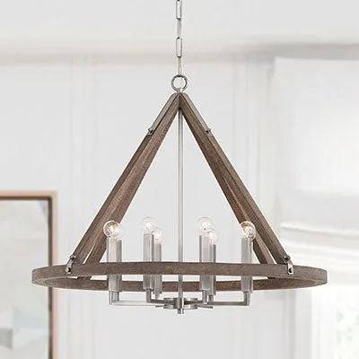 HUGO 8 LIGHT CHANDELIER